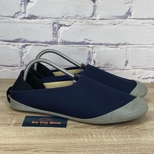 Mahabis Summer Slippers Removable Soles Navy 42